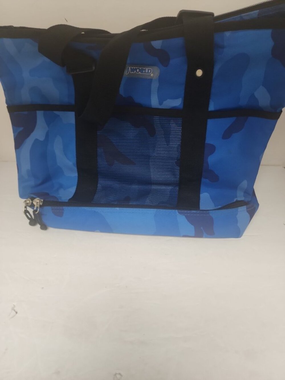 Unisex J World Expandable Carry-On Tote Bag Blue Print NWOT!!!!